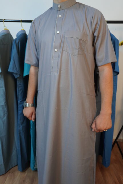 قميص الفوزان -رمادي