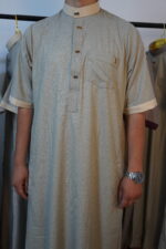 قميص الفوزان موشتي-رمادي بارد